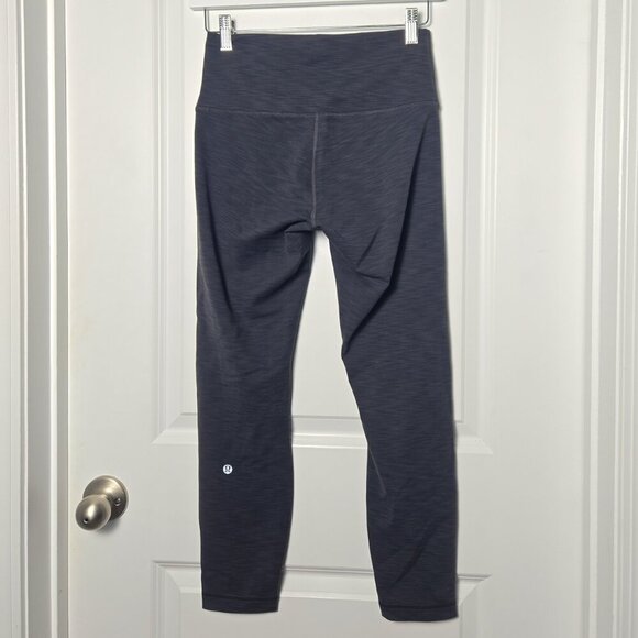 Lululemon Wunder Train High-Rise Tight 25" - 8 Heathered Graphite Grey - Picture 4 of 8